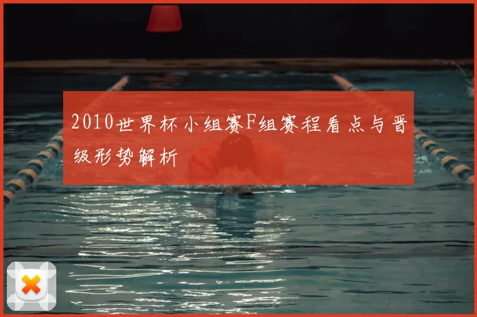 2010世界杯小组赛F组赛程看点与晋级形势解析